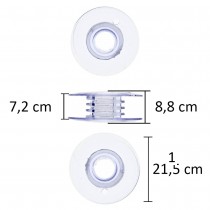 10 Canettes Husqvarna, 10 pièces, 9 mm hauteur, 21 mm diametre